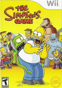 The Simpsons Game PAL Wii PAL box art